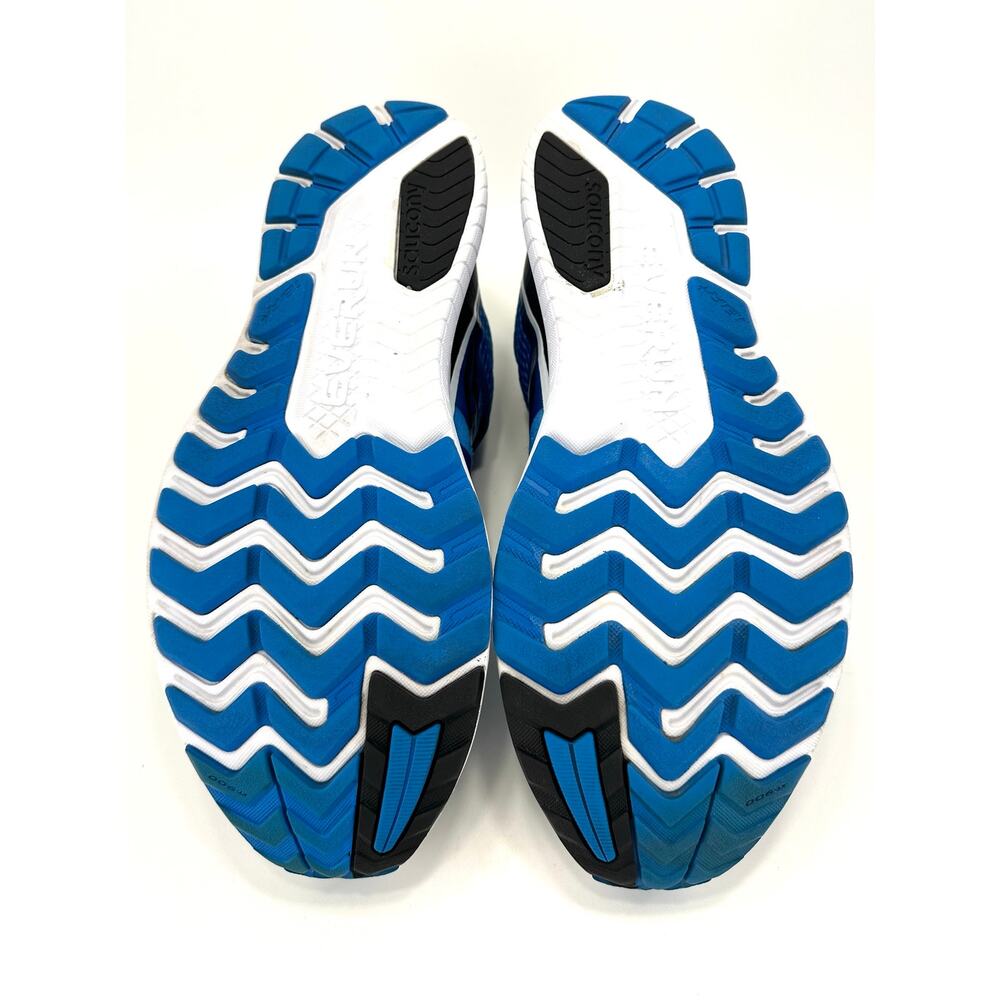 Saucony Ride ISO Everun Men Running Shoes Size 11.5 Blue/White/Black Knit Comfy - Picture 13 of 13